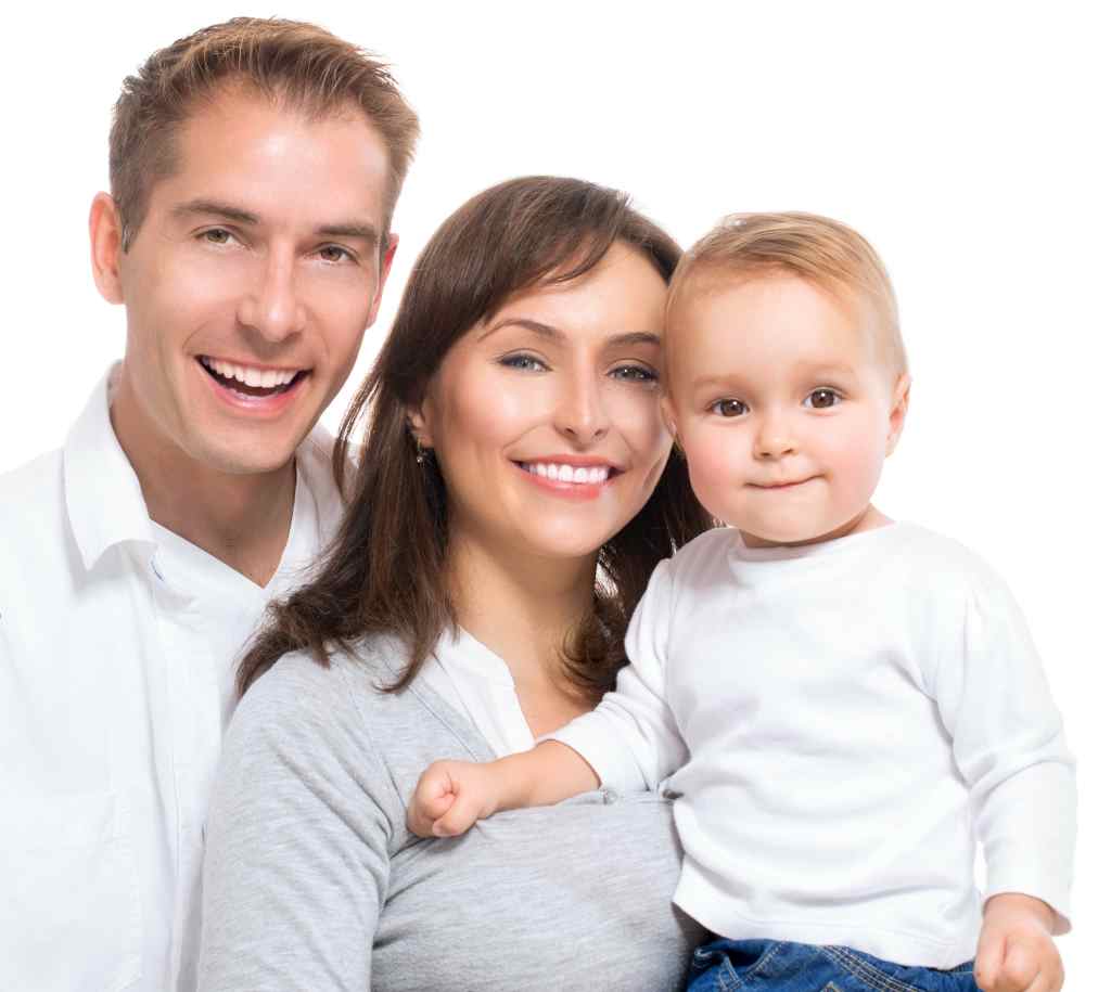 image of smiling family with healthy teeth and smile as an example of our Family Friendly Dentists in Burton on Trent