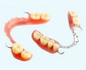 Types of Dentures - Partial Dentures - Supplied by Alrewas Dental Practice in Burton on Trent